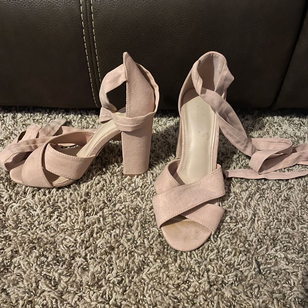 Pink Suede Shoes